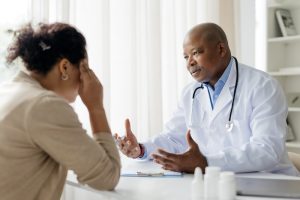 talking to physician about head injury, wait and see attitude